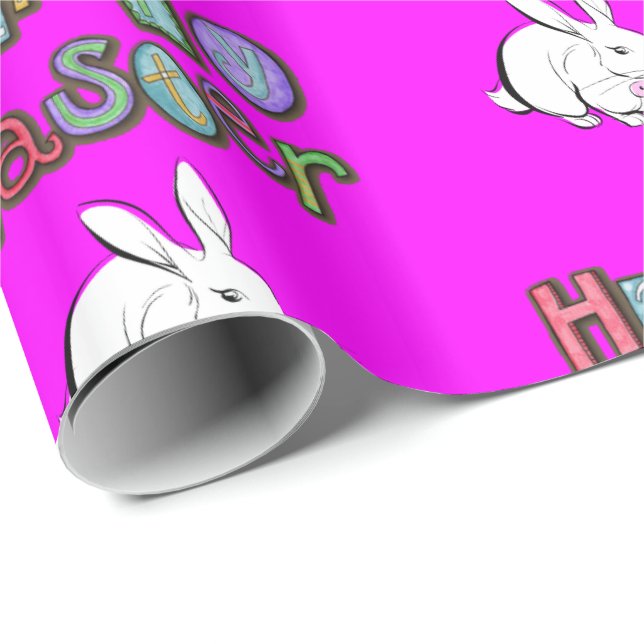 Papel De Presente Papel de enrolamento da páscoa (Ponta do rolo)