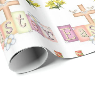 Papel De Presente Papel de enrolamento da páscoa