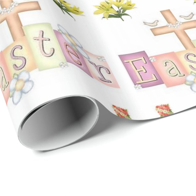 Papel De Presente Papel de enrolamento da páscoa (Ponta do rolo)