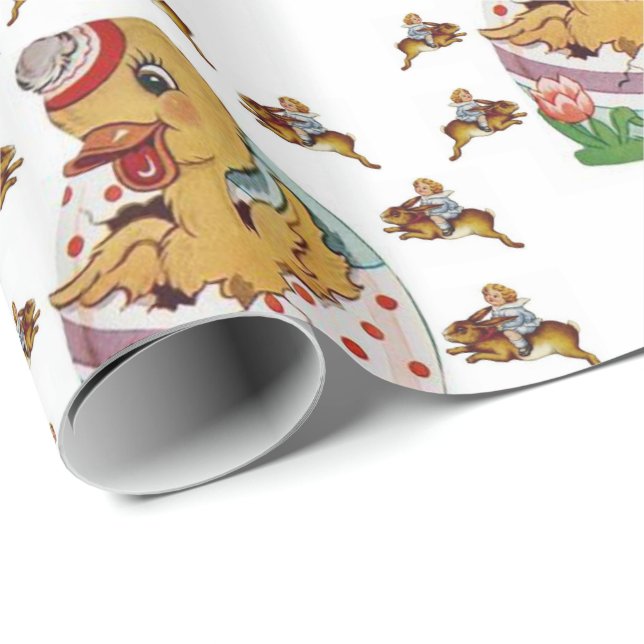 Papel De Presente Papel de enrolamento da páscoa (Ponta do rolo)