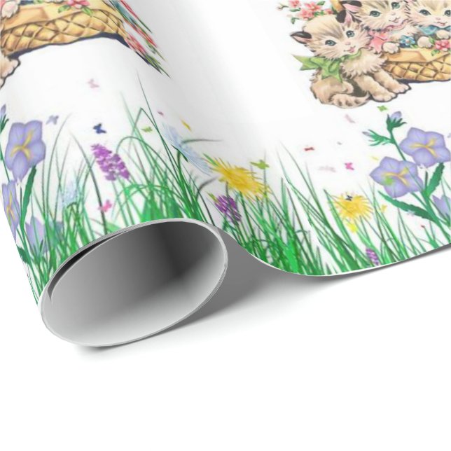 Papel De Presente Papel de enrolamento da páscoa (Ponta do rolo)