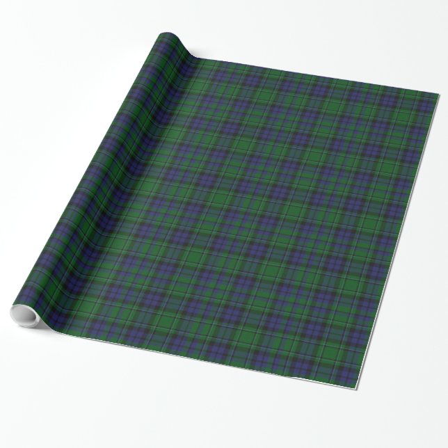 Papel De Presente Papel de enrolamento da Xadrez do MacCallum Tartan (Desenrolado)