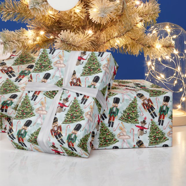 Papel De Presente Papel de enrolamento das imagens de Natal do Balé  (Feriados)