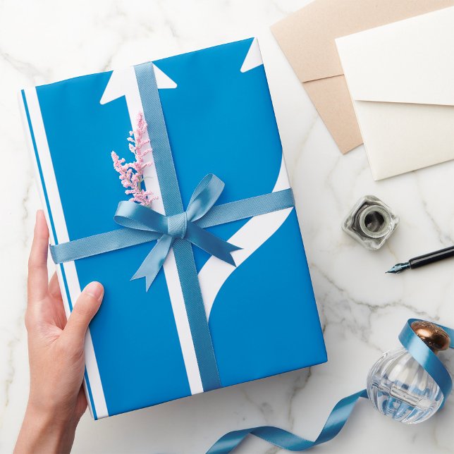 Papel De Presente Papel de enrolamento das setas de sinalização rodo (Criador carregado)