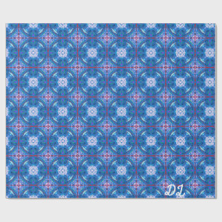 Papel De Presente Papel de enrolamento de Abstrato de padrão único