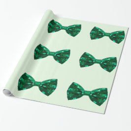 Papel De Presente Papel de enrolamento de Arcos verdes