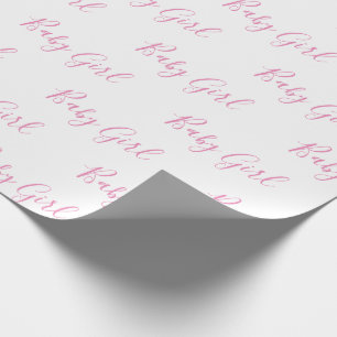 Papel De Presente Papel de enrolamento de Chás rosa para script da B