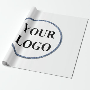 Papel De Presente Papel de enrolamento de feriado ADD LOGO Xmas Cand