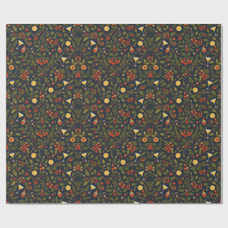 Papel De Presente Papel de enrolamento de feriados nos Martinis e Bo