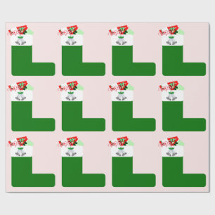 Papel De Presente Papel de enrolamento de natal