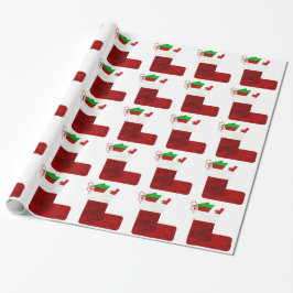 Papel De Presente Papel de enrolamento de natal