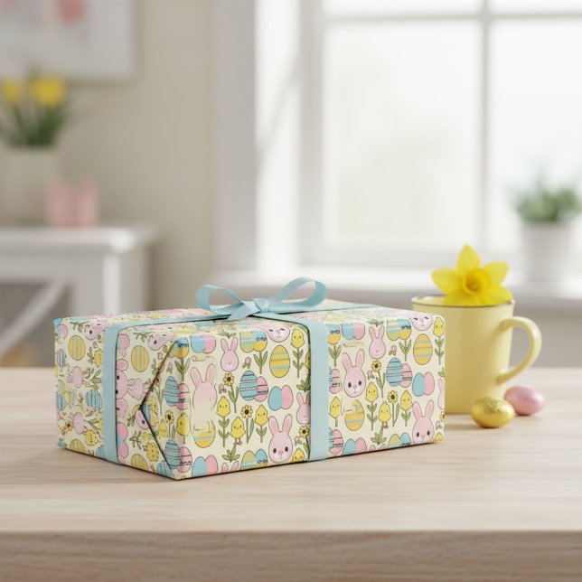 Papel De Presente Papel de enrolamento de Páscoas (The Cutest Way to Wrap Up the Season.)