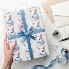 Papel De Presente Papel de enrolamento de Páscoas de coelhos de colo