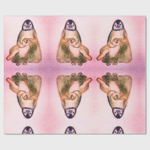 Papel De Presente Papel de enrolamento de pinguins