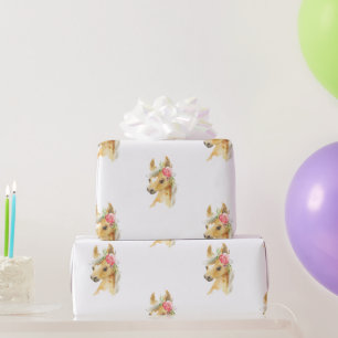 Papel De Presente Papel de enrolamento de pônei rosa