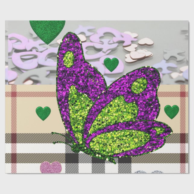 Papel De Presente Papel de enrolamento do dia de os namorados (Aberto)