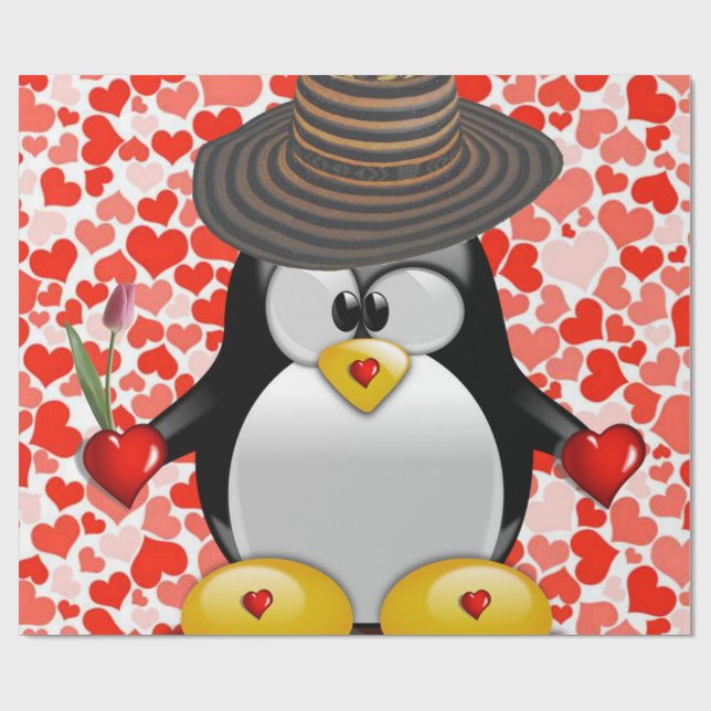 Papel De Presente Papel de enrolamento do dia de os namorados (Aberto)