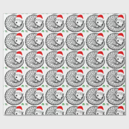 Papel De Presente Papel de enrolamento do Pango do papai noel