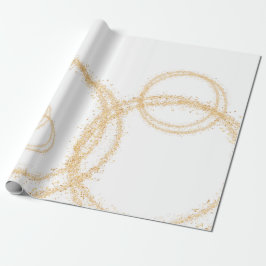 Papel De Presente Papel de enrolamento Dourado | Casamentos Luxuosos