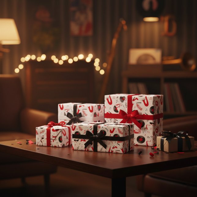 Papel De Presente Papel de enrolamento em deco da arte do 1920 (Criador carregado)