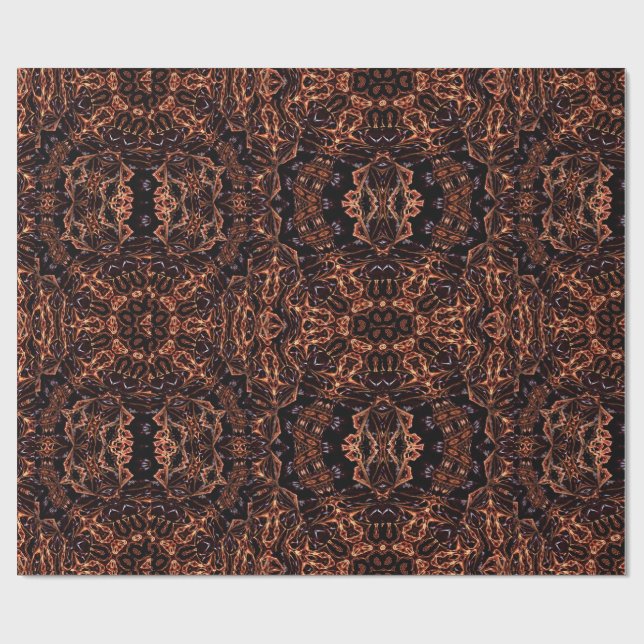 Papel De Presente Papel de enrolamento Fractal de Abstrato (Aberto)