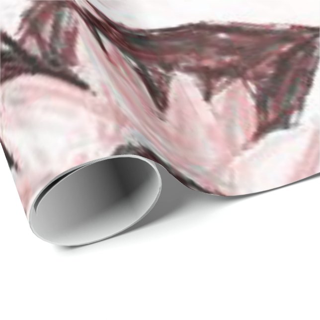 Papel De Presente Papel de enrolamento Girassol (Ponta do rolo)