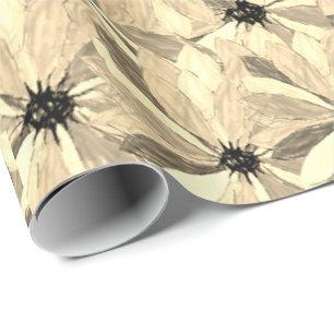 Papel De Presente Papel de enrolamento Girassol