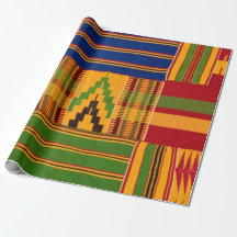 Papel de enrolamento Kente Impressão