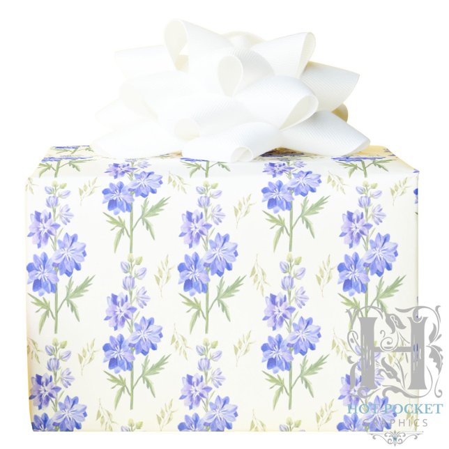 Papel De Presente Papel de enrolamento Larkspur (Criador carregado)