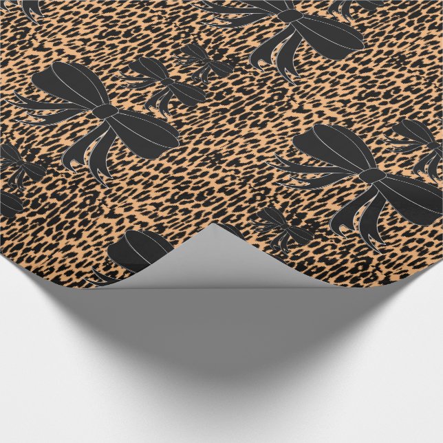 Papel De Presente Papel de enrolamento Leopardo (Ponta)