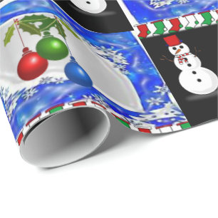 Papel De Presente Papel de enrolamento Natal