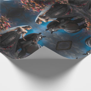 Papel De Presente Papel de enrolamento para animais selvagens e natu