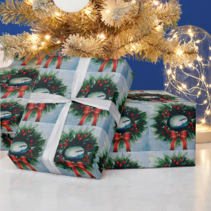 Papel De Presente Papel de enrolamento para saudações de gaivota