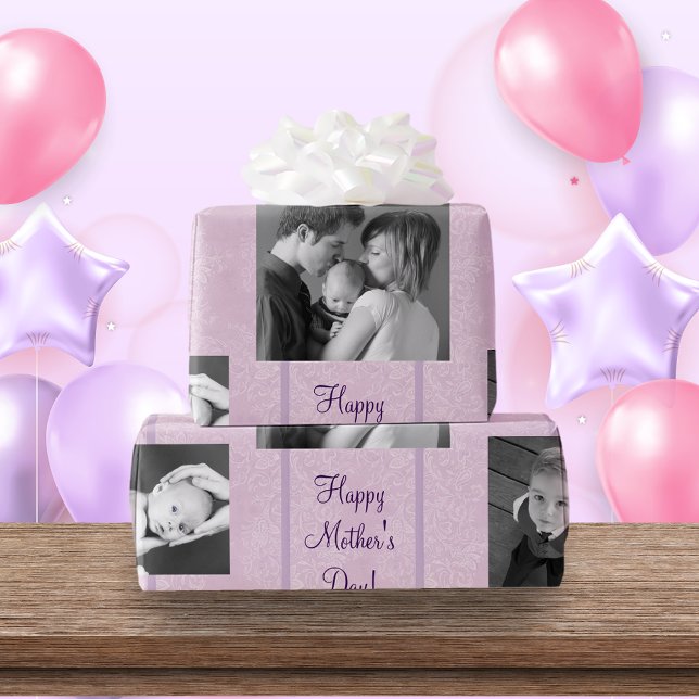 Papel De Presente Papel de enrolamento personalizado do Modelo de Ab (Criador carregado)