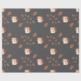 Papel De Presente Papel de enrolamento sem costura de Cinzas escuras