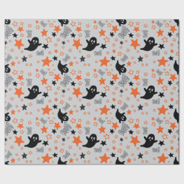 Papel De Presente Papel de enrolamento sem costura para Cinzas leves