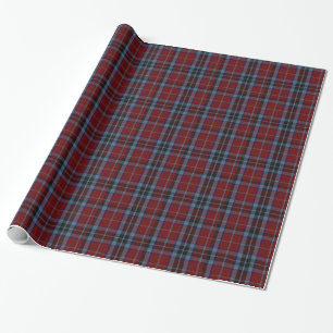 Papel De Presente Papel de enrolamento tradicional do clã Tartan Mac