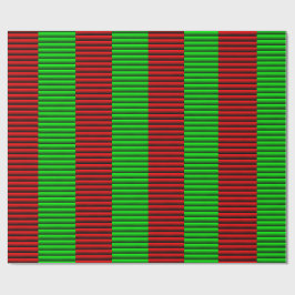 Papel De Presente Papel de enrolamento vermelho e verde