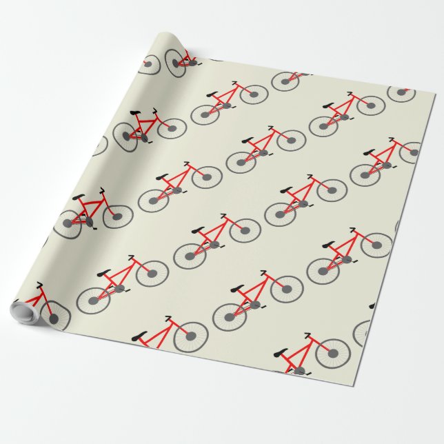 Papel De Presente Papel de envolvimento da bicicleta (Desenrolado)