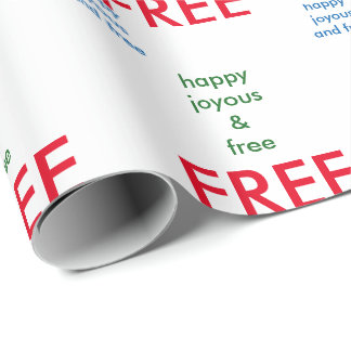 Papel De Presente Papel de envolvimento da sobriedade!