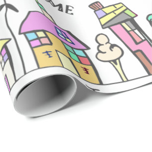 PAPEL DE PRESENTE PAPEL DE ENVOLVIMENTO DAS CASAS DE CIDADE PARA