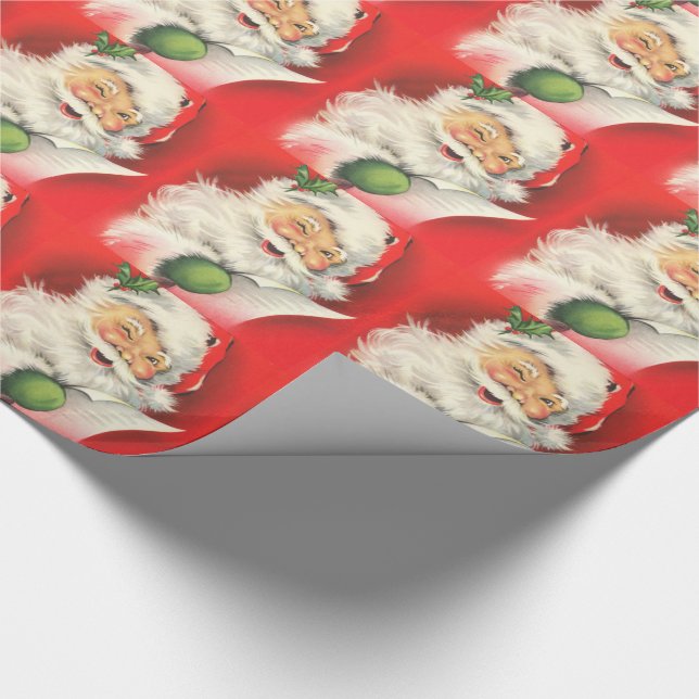Papel De Presente Papel de envolvimento de Papai Noel/Natal (Ponta)