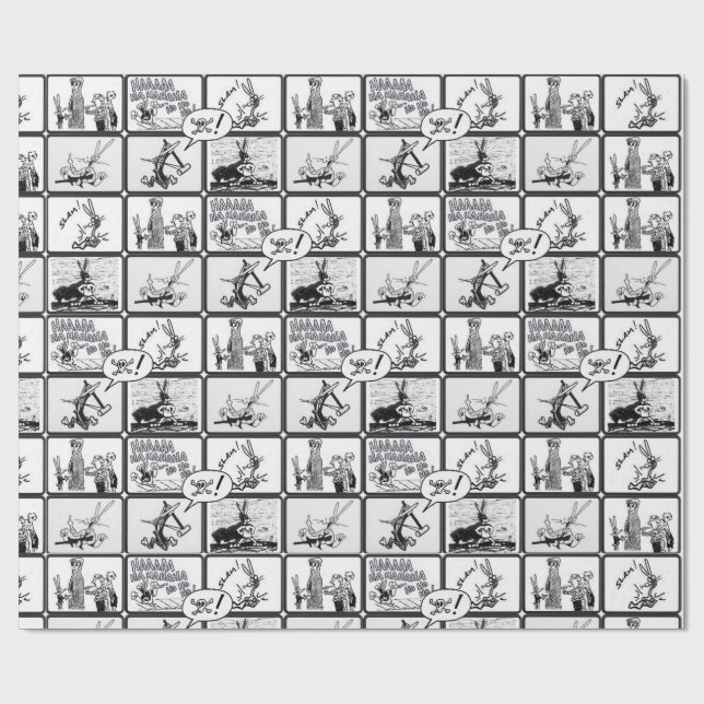 Papel De Presente Papel de envolvimento desagradável das cenas do (Aberto)