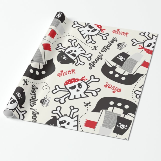 Papel De Presente Papel de envolvimento do aniversário de criança (Desenrolado)