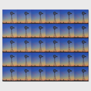 Papel De Presente Papel de envolvimento do moinho de vento