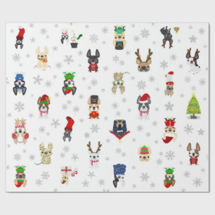 Papel De Presente Papel de envolvimento do Natal do feriado do