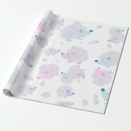 Papel De Presente Papel de envolvimento do ouriço