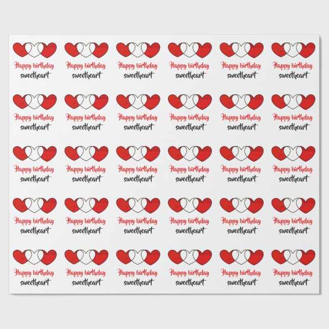 Papel De Presente papel de envolvimento do querido do feliz (Aberto)