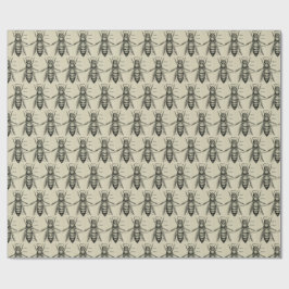 Papel De Presente Papel de envolvimento do teste padrão da