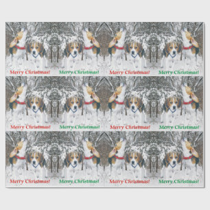 Papel De Presente Papel de envolvimento dos filhotes de cachorro &